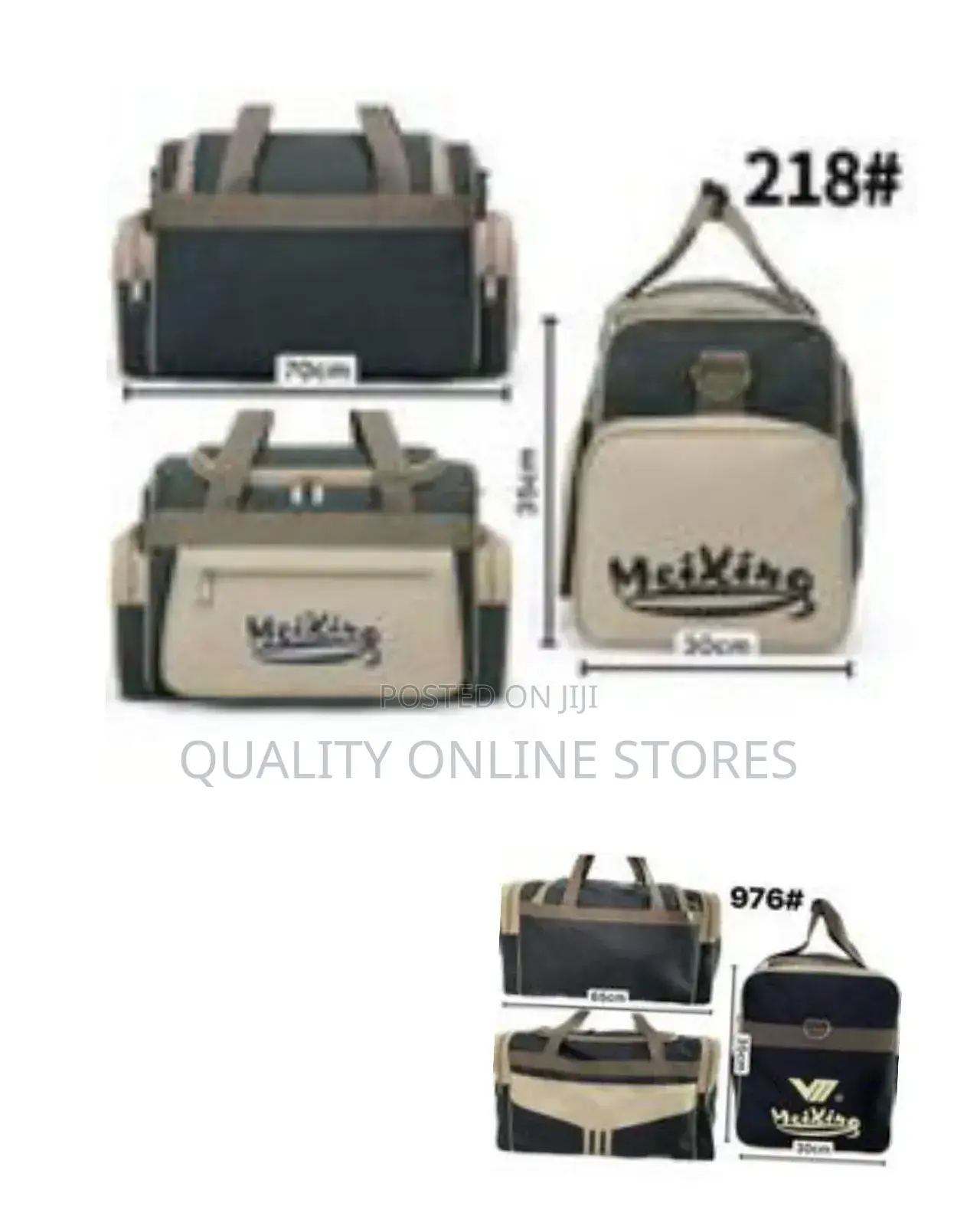 Waterproof Nylon Crossbody Luggage Gym Bags -