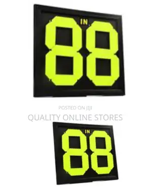 Manual Soccer Substitution Board