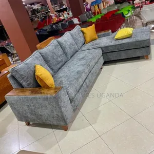 6 Seater Gray Wooden