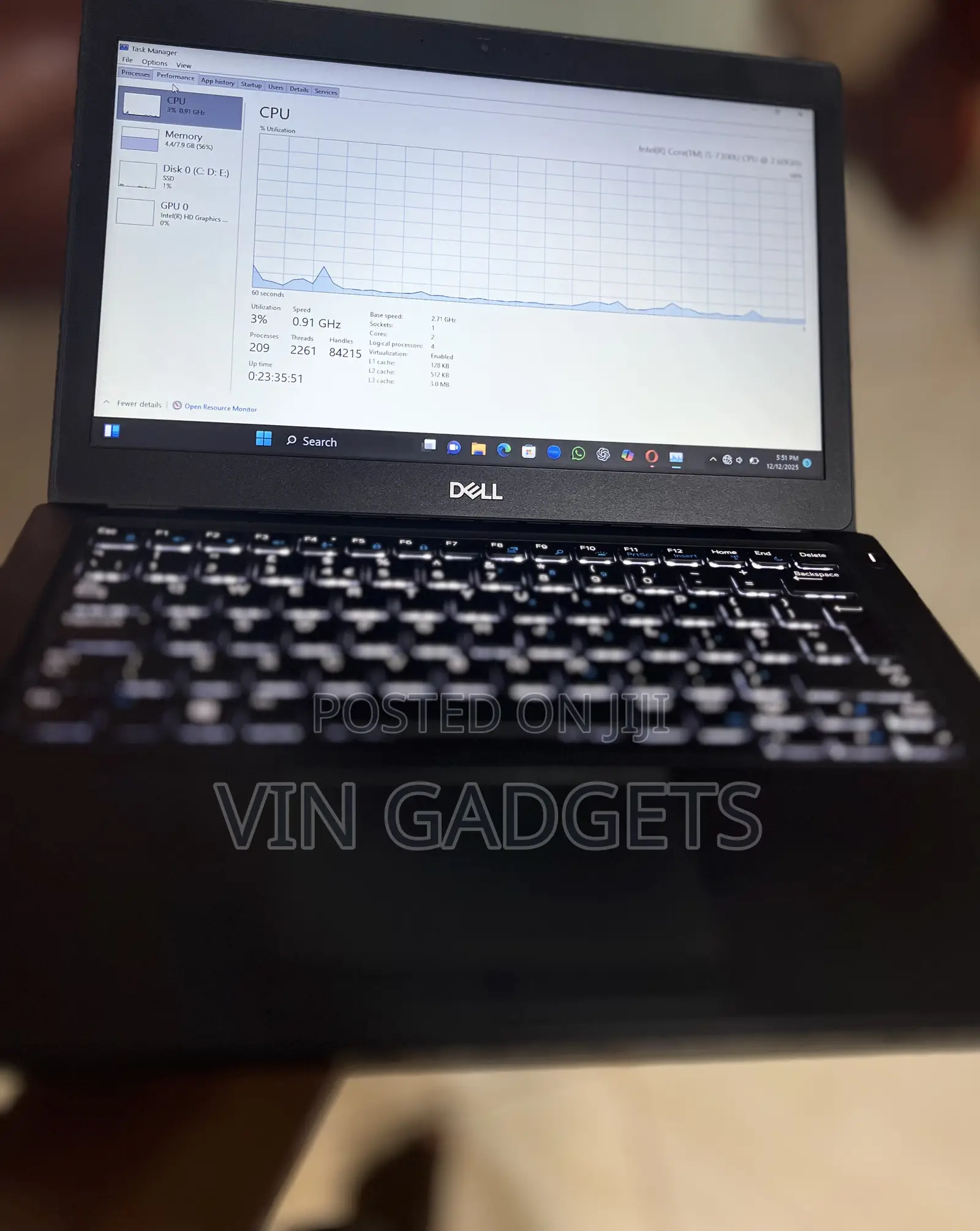 Laptop Dell Latitude 5280 8GB Intel Core I5 SSD 256GB