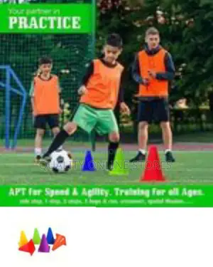 Multi-Color Sports Training Agility Cones (6-Pack) - Multicolor