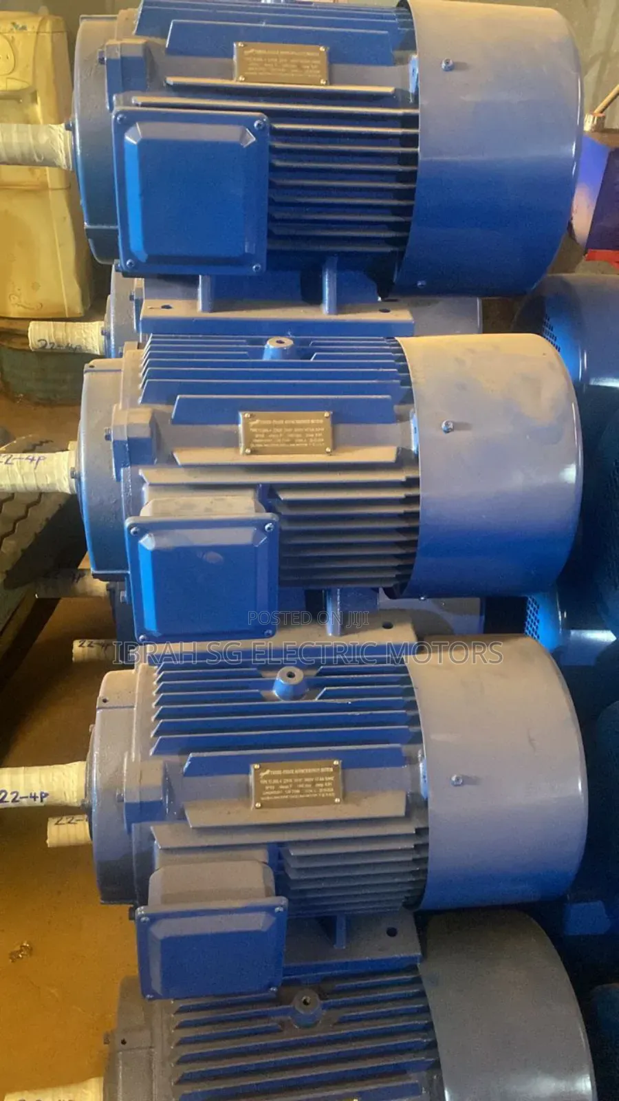 Three Phase and Single Phase Motors Available in Plenty