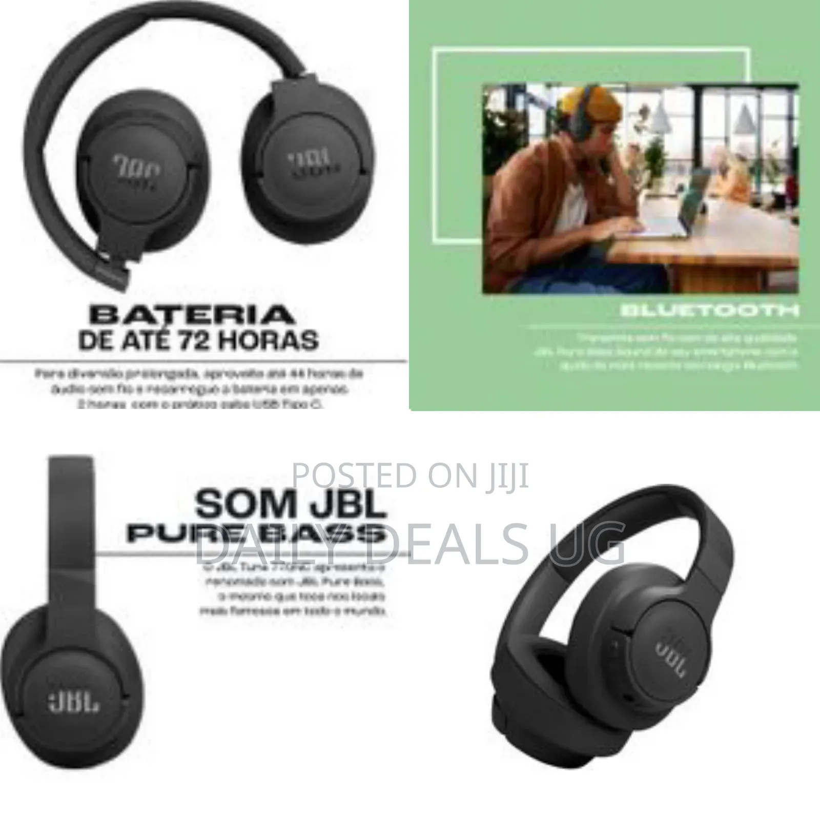JBL Tune 770nc Adaptive Noise Cancelling Wireless Over-Ear Headphones