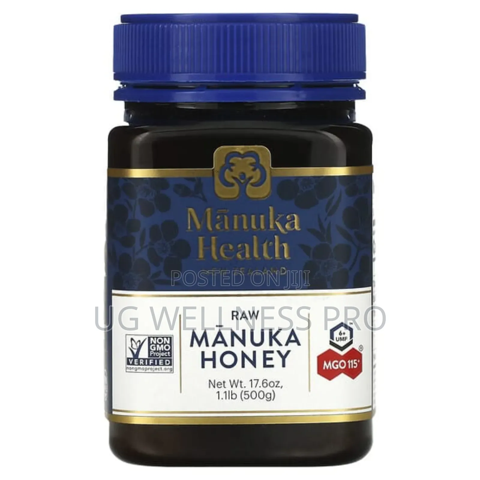Manuka Health, Raw Manuka Honey, Umf 6+, Mgo 115+, 17.6 Oz (500 G)