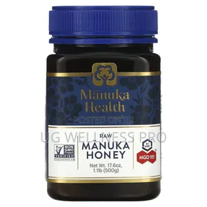 Manuka Health, Raw Manuka Honey, Umf 6+, Mgo 115+, 17.6 Oz (500 G)