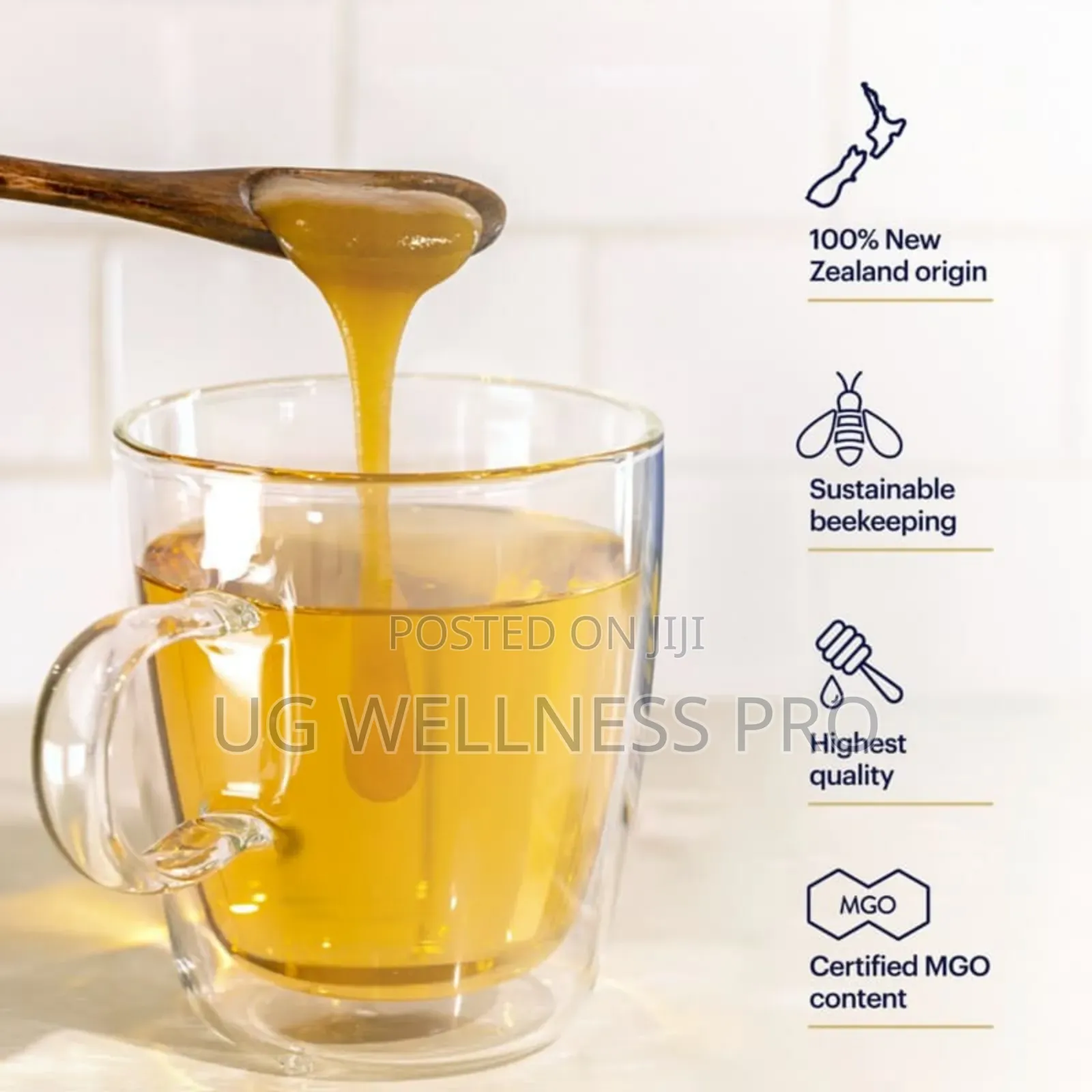 Manuka Health, Raw Manuka Honey, Umf 6+, Mgo 115+, 17.6 Oz (500 G)