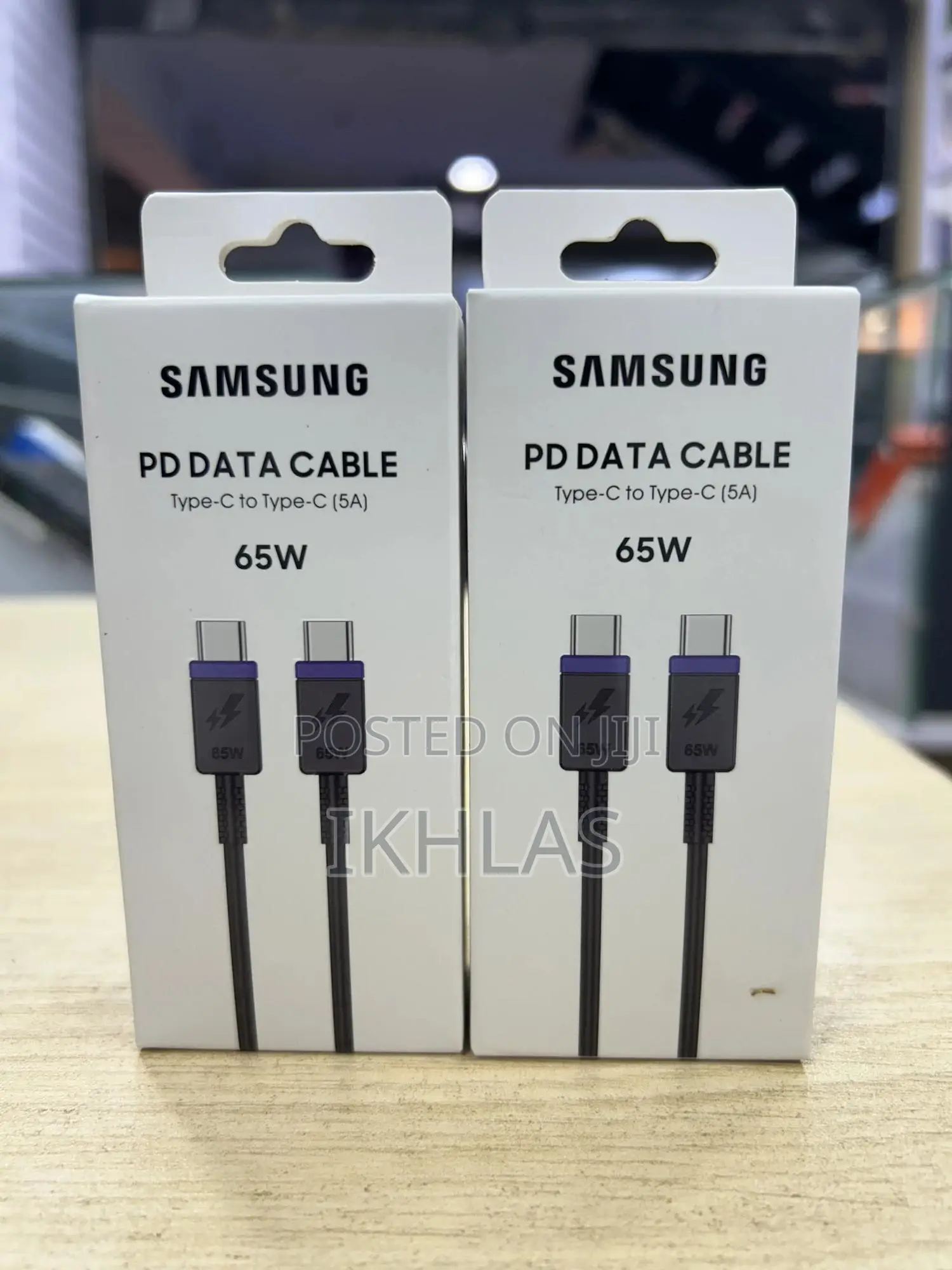 Samsung 65w Pd Data Cable Type C-C Cable