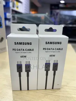 Samsung 65w Pd Data Cable Type C-C Cable