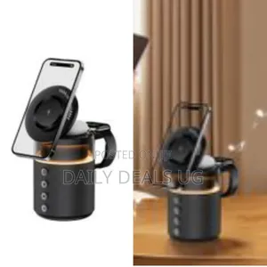 Green Lion 5 in 1 Wireless Charger, Wireless Speaker, Bt V6.0
