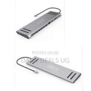 Go-Des 14in1 Usb C Typec Hub Docking Station Dual Hdr, Vga
