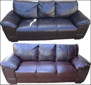 Torn Out Leather Sofa Renovation