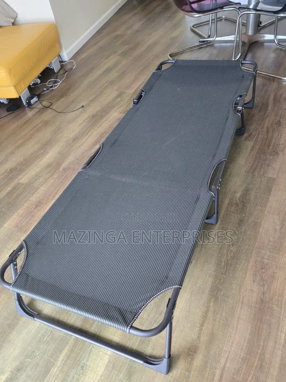 Portable, Adjustable, Folding Camping Bed or Sun Lounger.