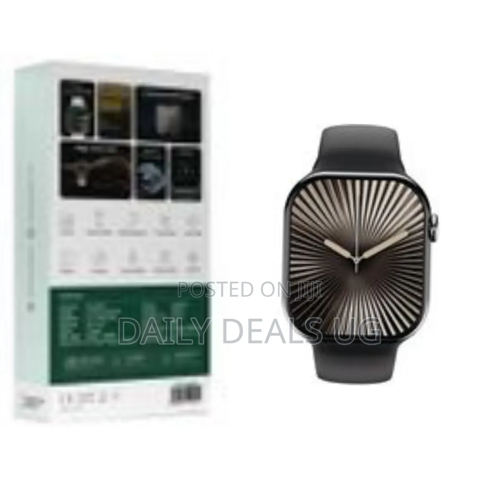 Green Lion Ultimate 10 46mm Smart Watch Black