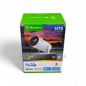 Smart Barry /1080p Mini Projector With Wifi 6 Bluetooth –Portable