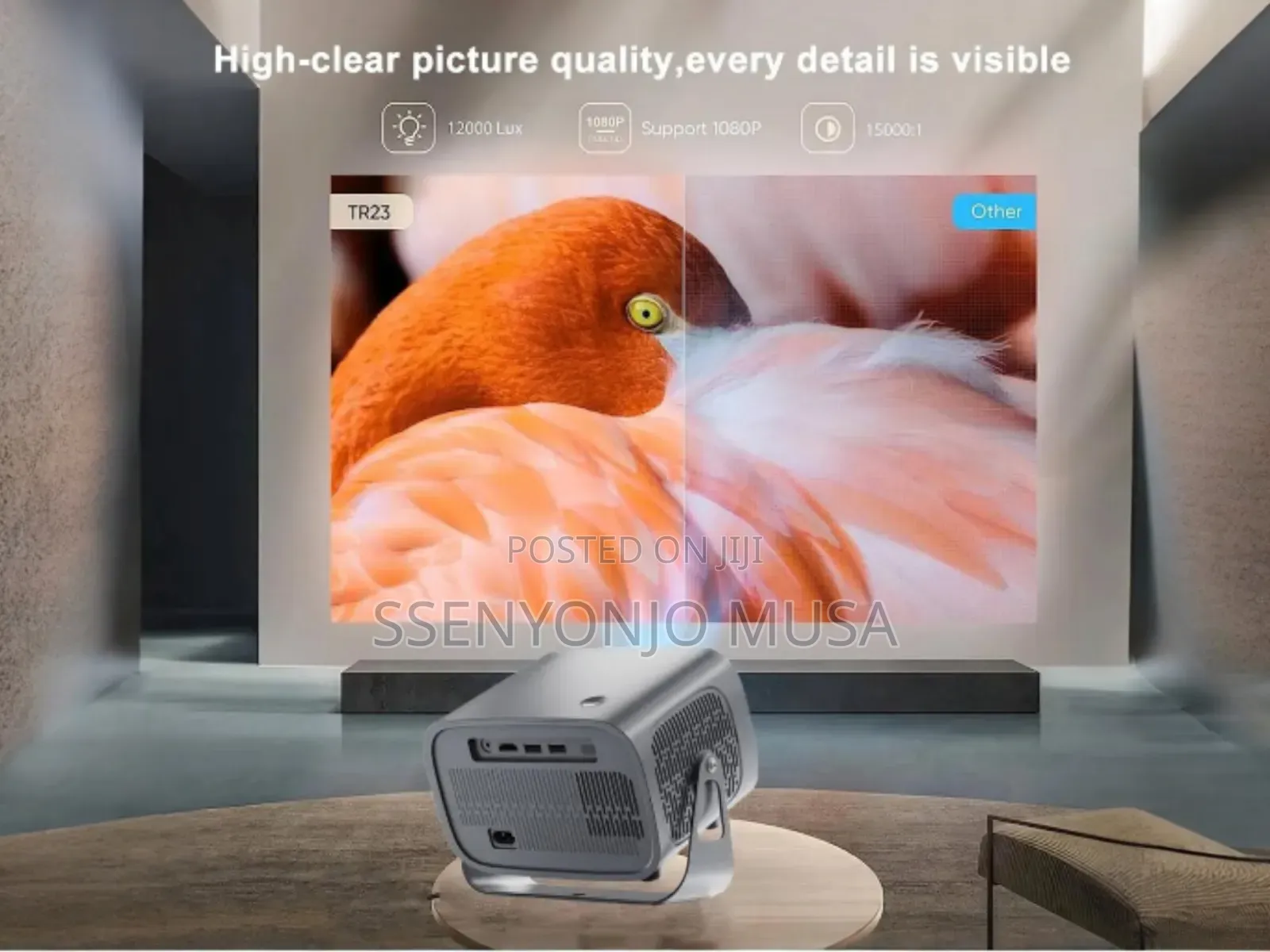 A10 Android Mini Projector – Support, Wifi Bt5.0, Auto Focus