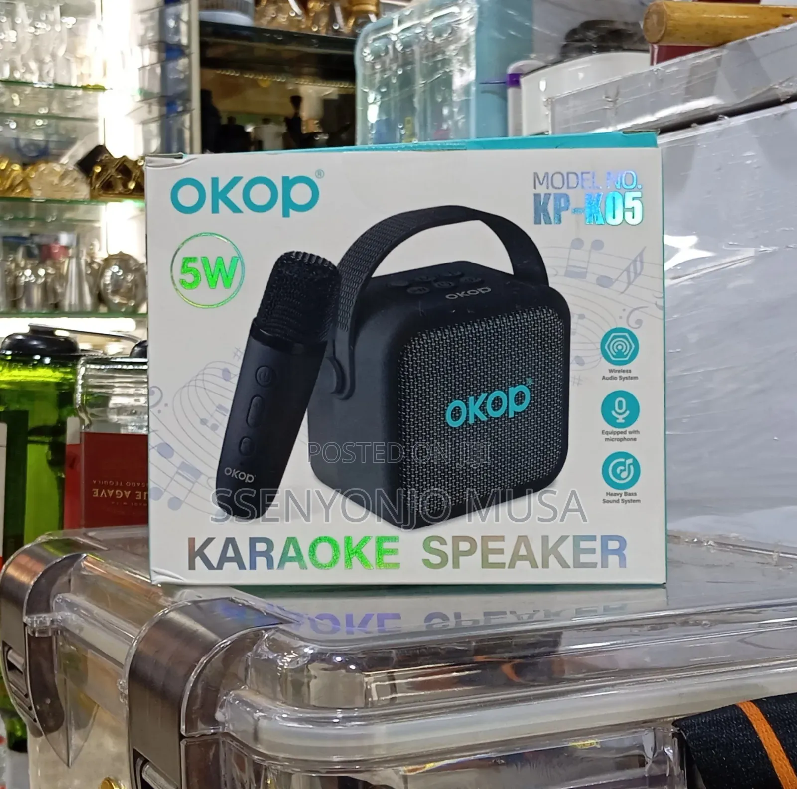Okop Kids Portable Mini Bluetooth Speaker – 1200mah Karaoke Speaker