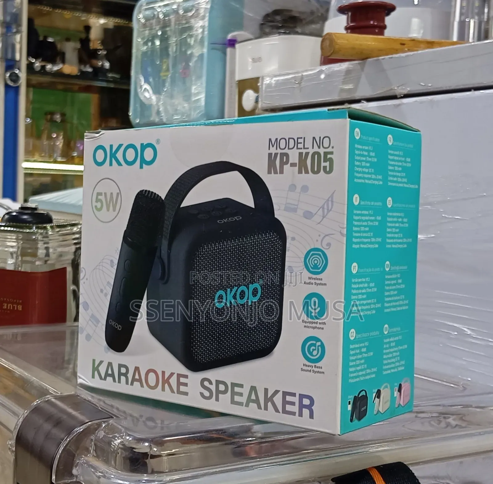 Okop Kids Portable Mini Bluetooth Speaker – 1200mah Karaoke Speaker