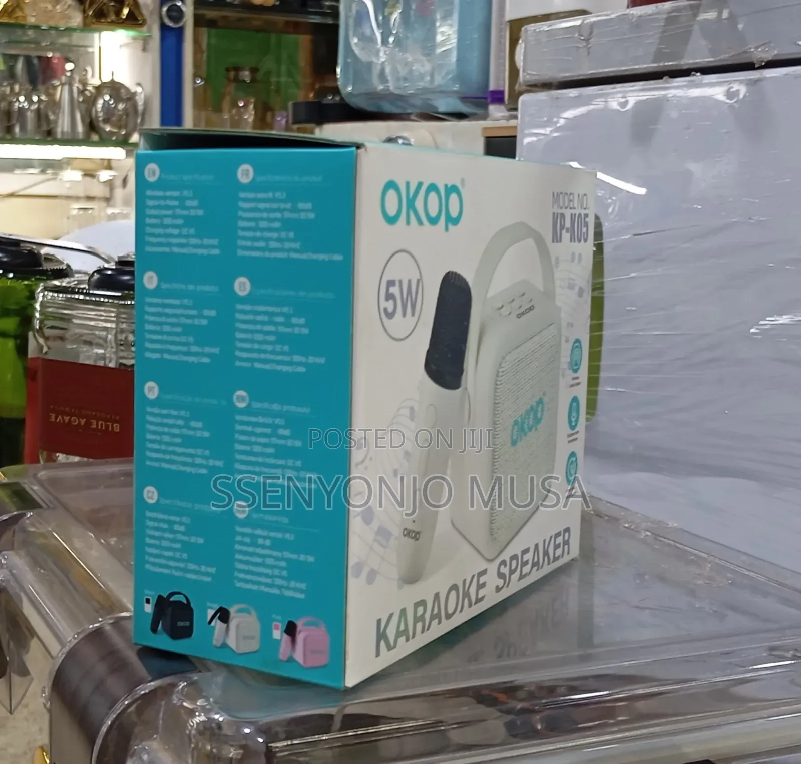 Okop Kids Portable Mini Bluetooth Speaker – 1200mah Karaoke Speaker