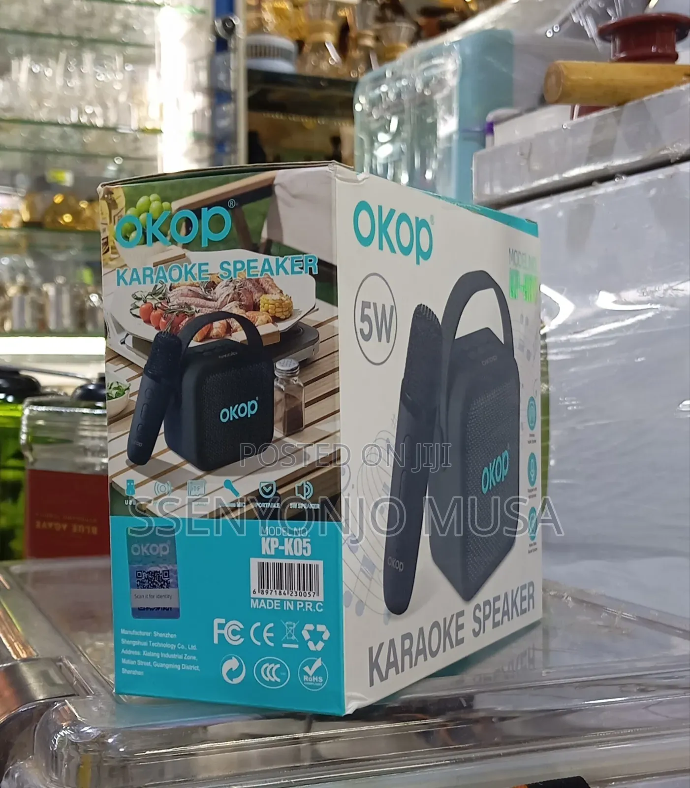 Okop Kids Portable Mini Bluetooth Speaker – 1200mah Karaoke Speaker