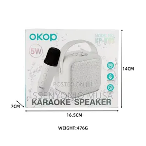 Okop Kids Portable Mini Bluetooth Speaker – 1200mah Karaoke Speaker