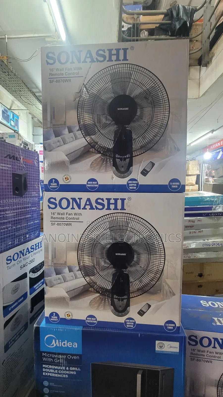 Sonashi Wall Fans Remote