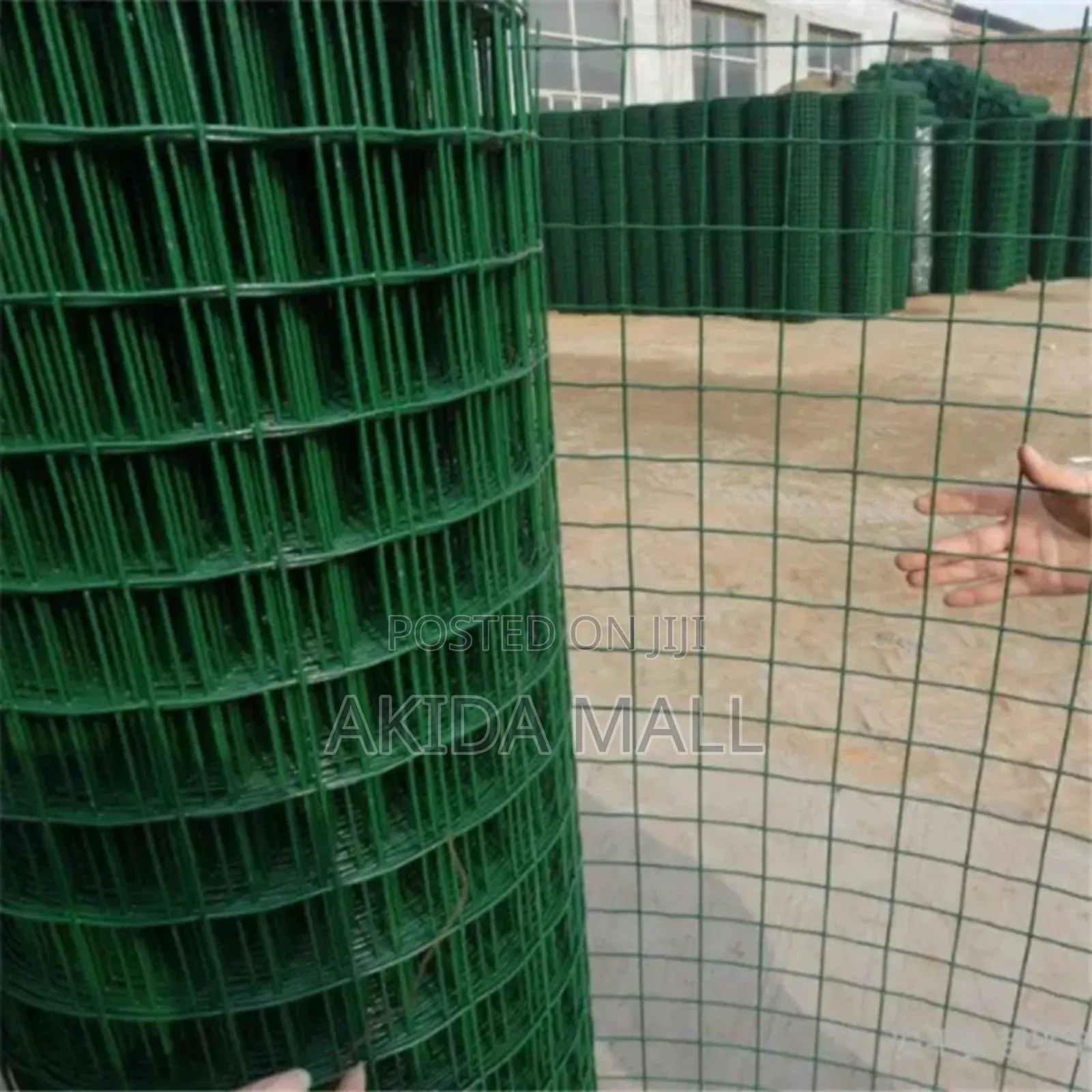 1.5mx30mtrs Thick Gauge Green PVC Coated Mesh Fr Dog Cage,Rabbit Mesh