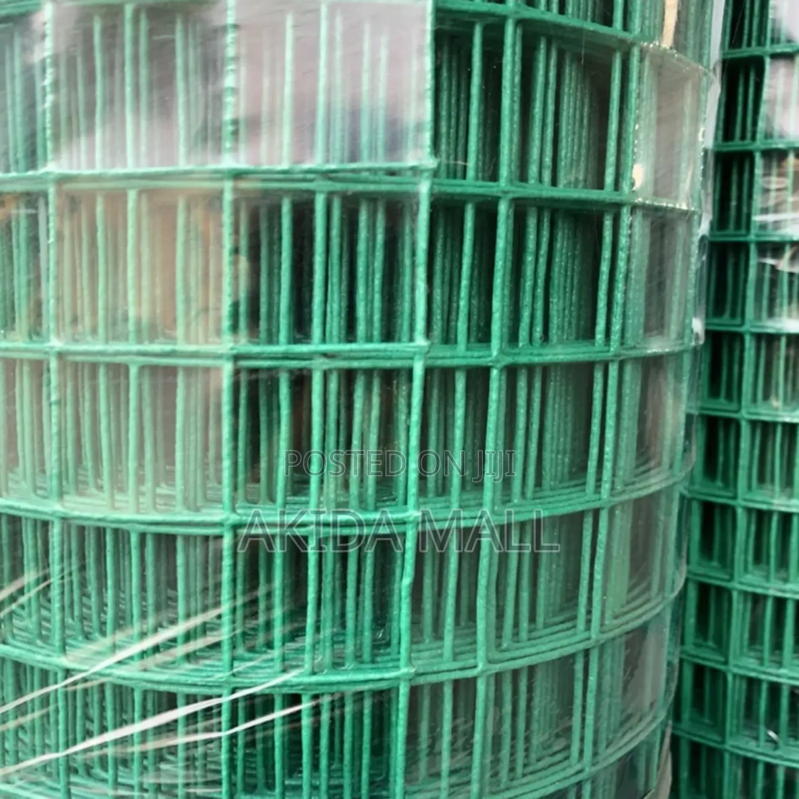 1.5mx30mtrs Thick Gauge Green PVC Coated Mesh Fr Dog Cage,Rabbit Mesh