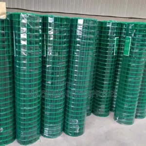 5ft by 30mters Green PVC Coated Rabbit,Dog,Chicken Cage Wire Mesh