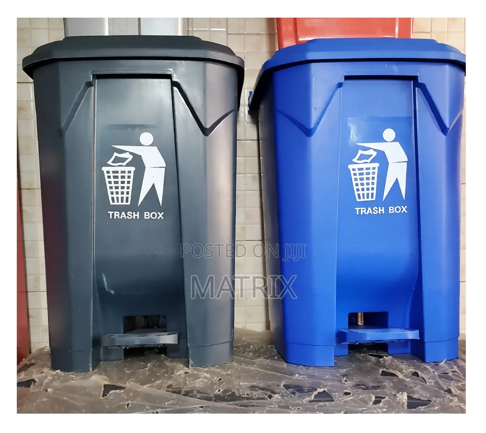 80litres Plastic Dust Bins With Pedal