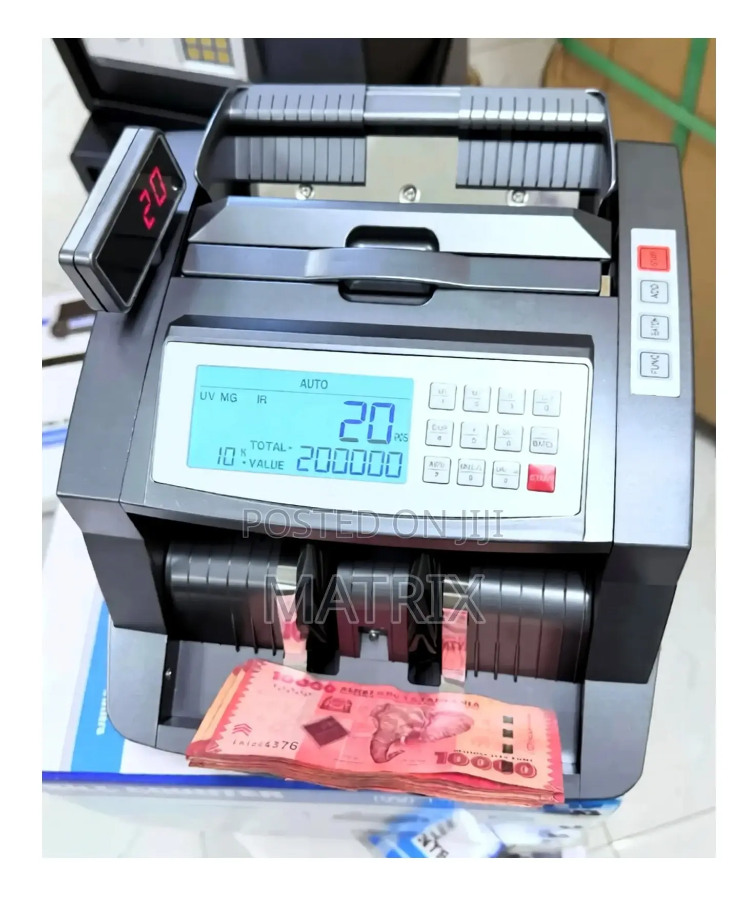 Money Bill Counter With Uv Counterfeit Fake Note Bill Detection
