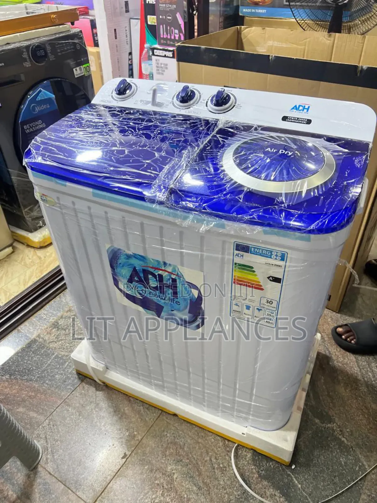 Adh Washing Machine 9kg Twin Tub, 2years Warranty, Strong and Durable