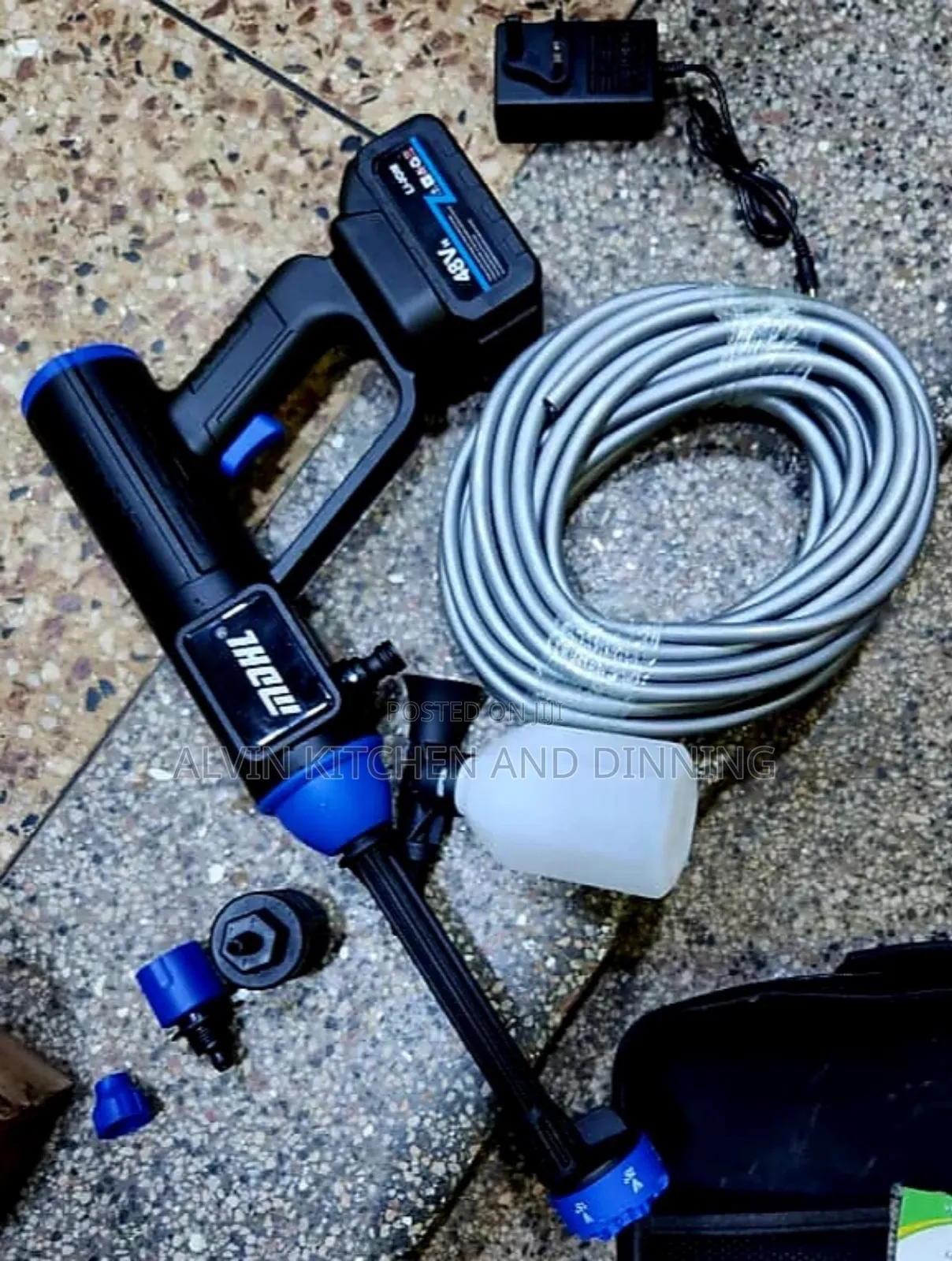 Pressure Washer/Portable Car Washer Gun With 6 Nozzles