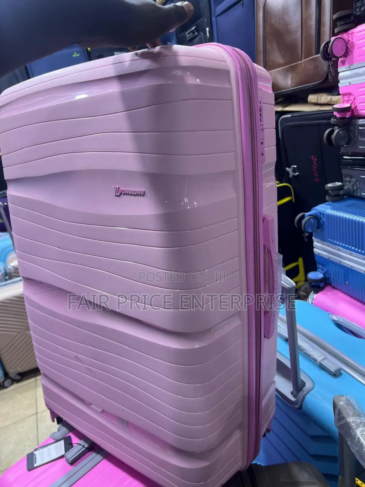Exotic Plastic Suitcase. Extra Large Size