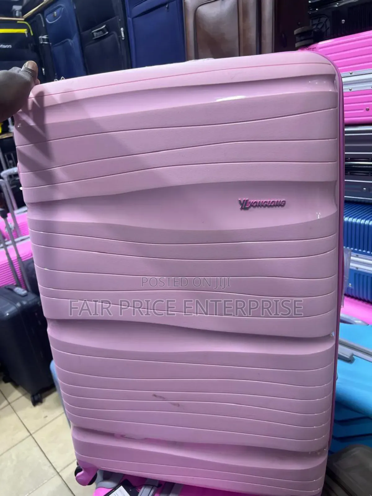 Exotic Plastic Suitcase. Extra Large Size