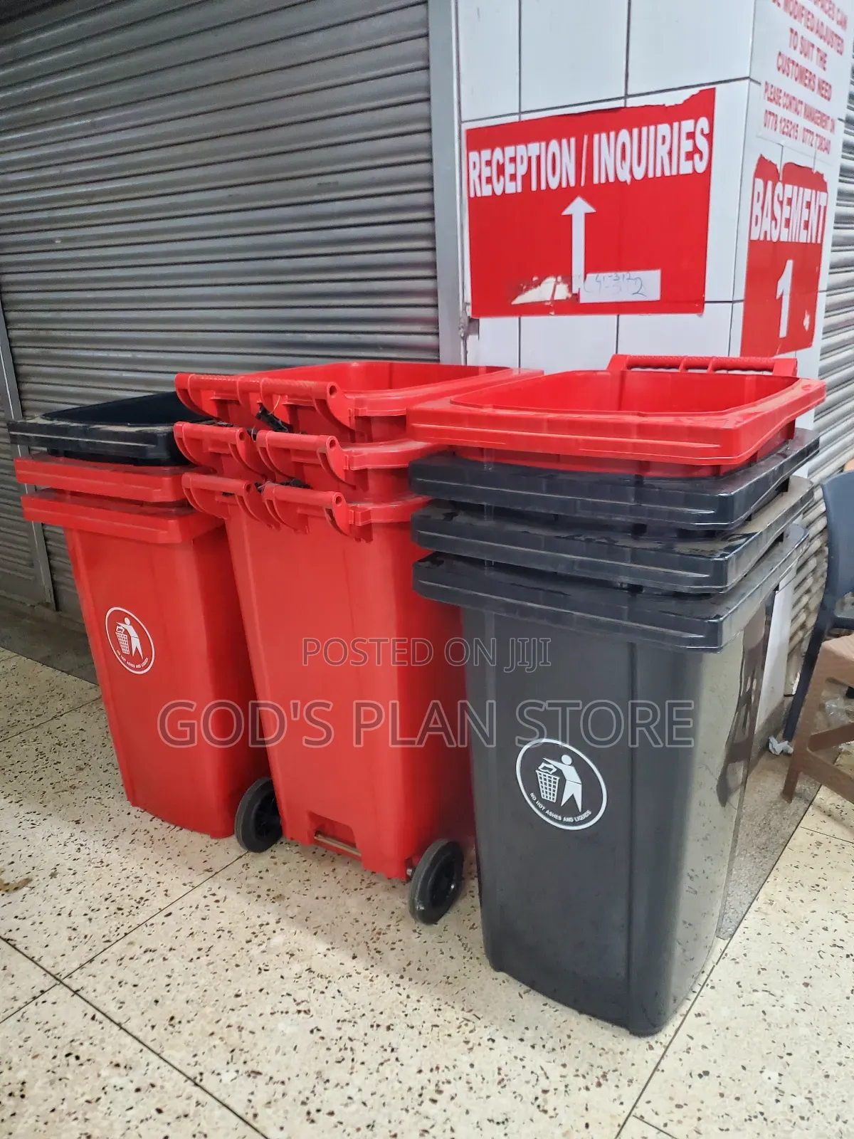In Stock 240litres Plastic Dust Bins Plastic Dust Bins