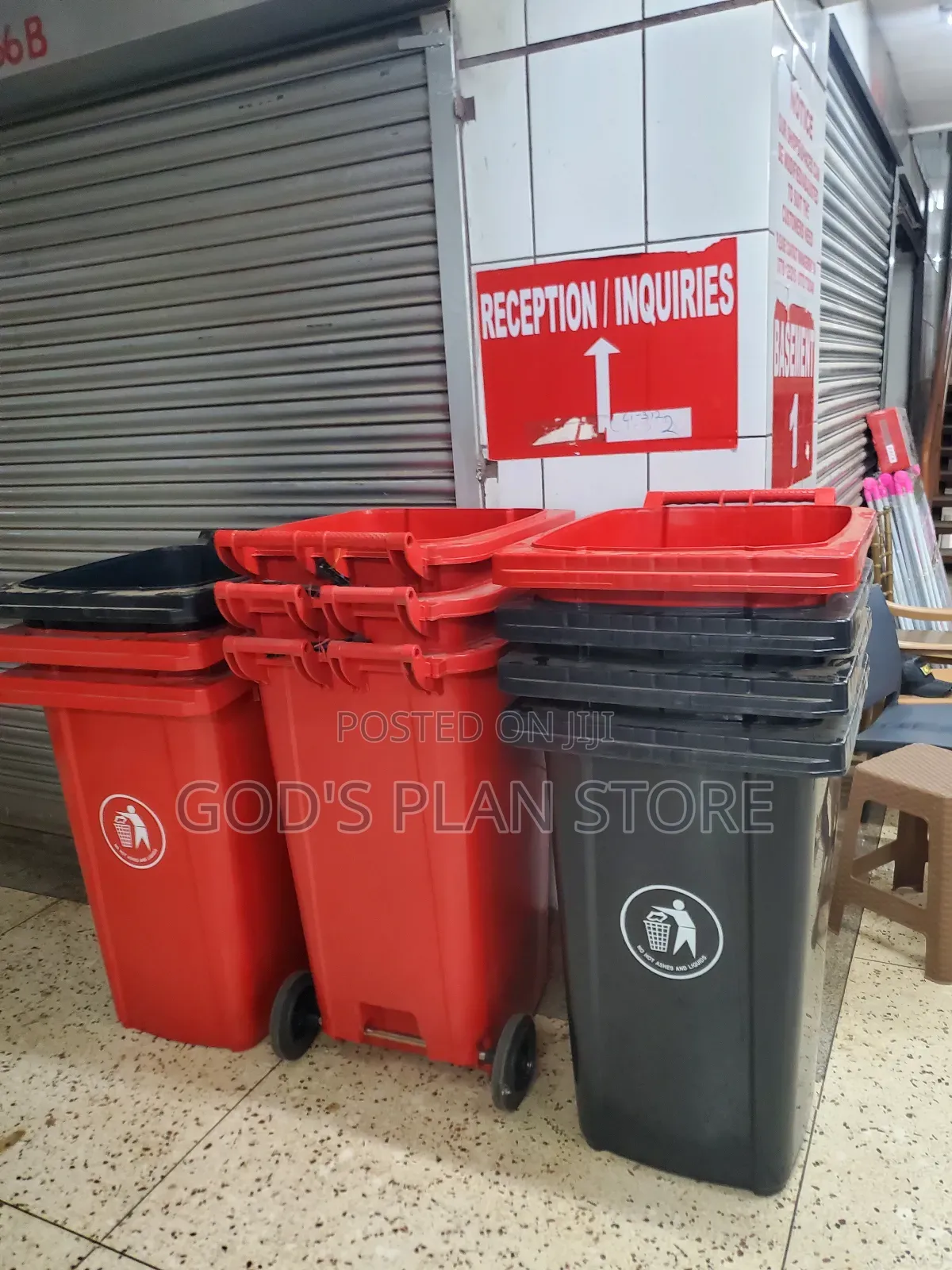 In Stock 240litres Plastic Dust Bins Plastic Dust Bins
