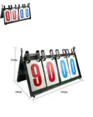 Portable Multi-Sport Flip Scoreboard - Multicolor