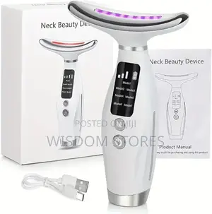 7-Colour Led Light Therapy Facial Neck Massager