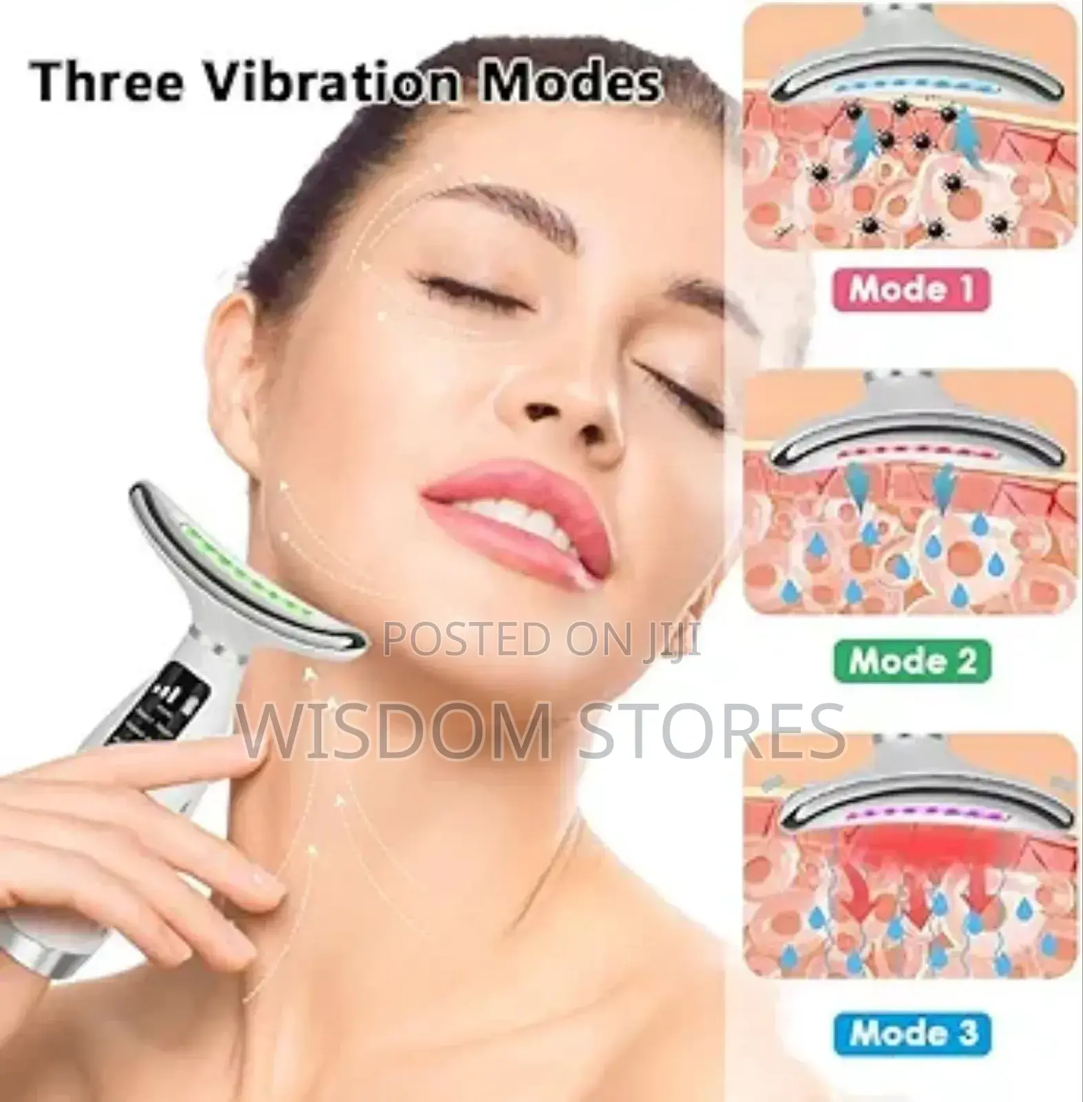 7-Colour Led Light Therapy Facial Neck Massager