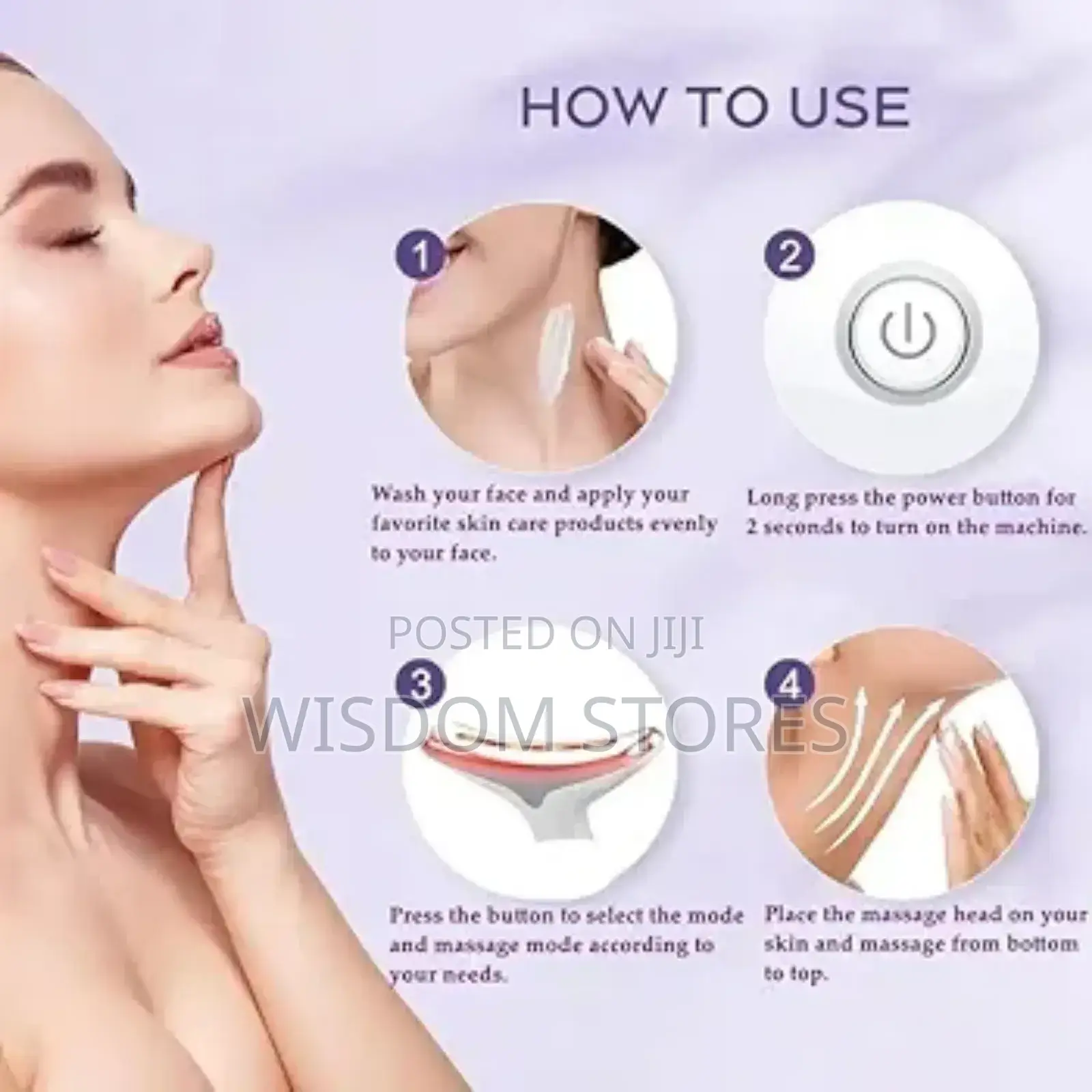 7-Colour Led Light Therapy Facial Neck Massager