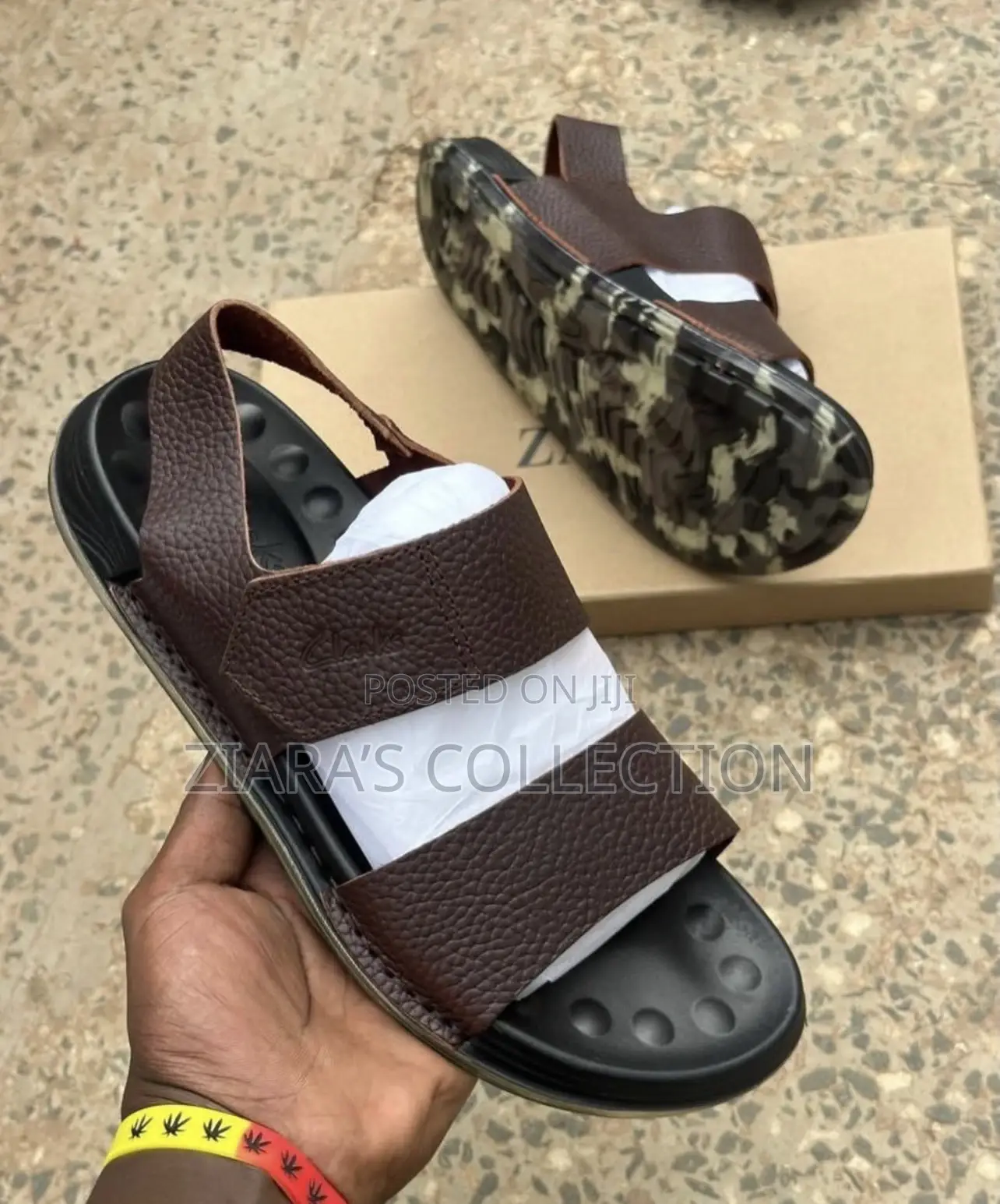 Clarks Men’S Leather Sandals