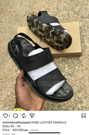 Clarks Men’S Leather Sandals