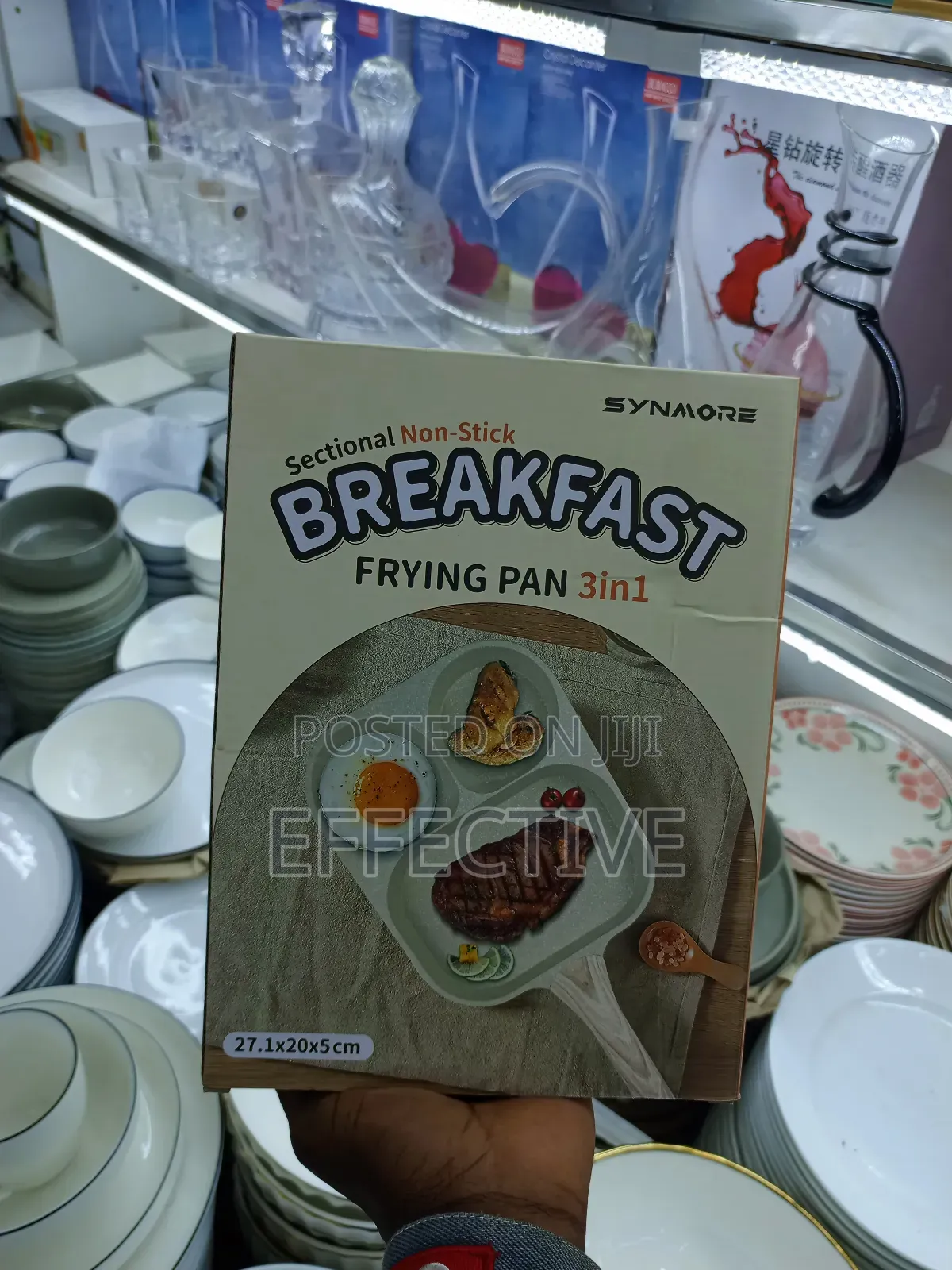 Synmore 3-in-1 Sectional Non-Stick Breakfast Frying Pan.