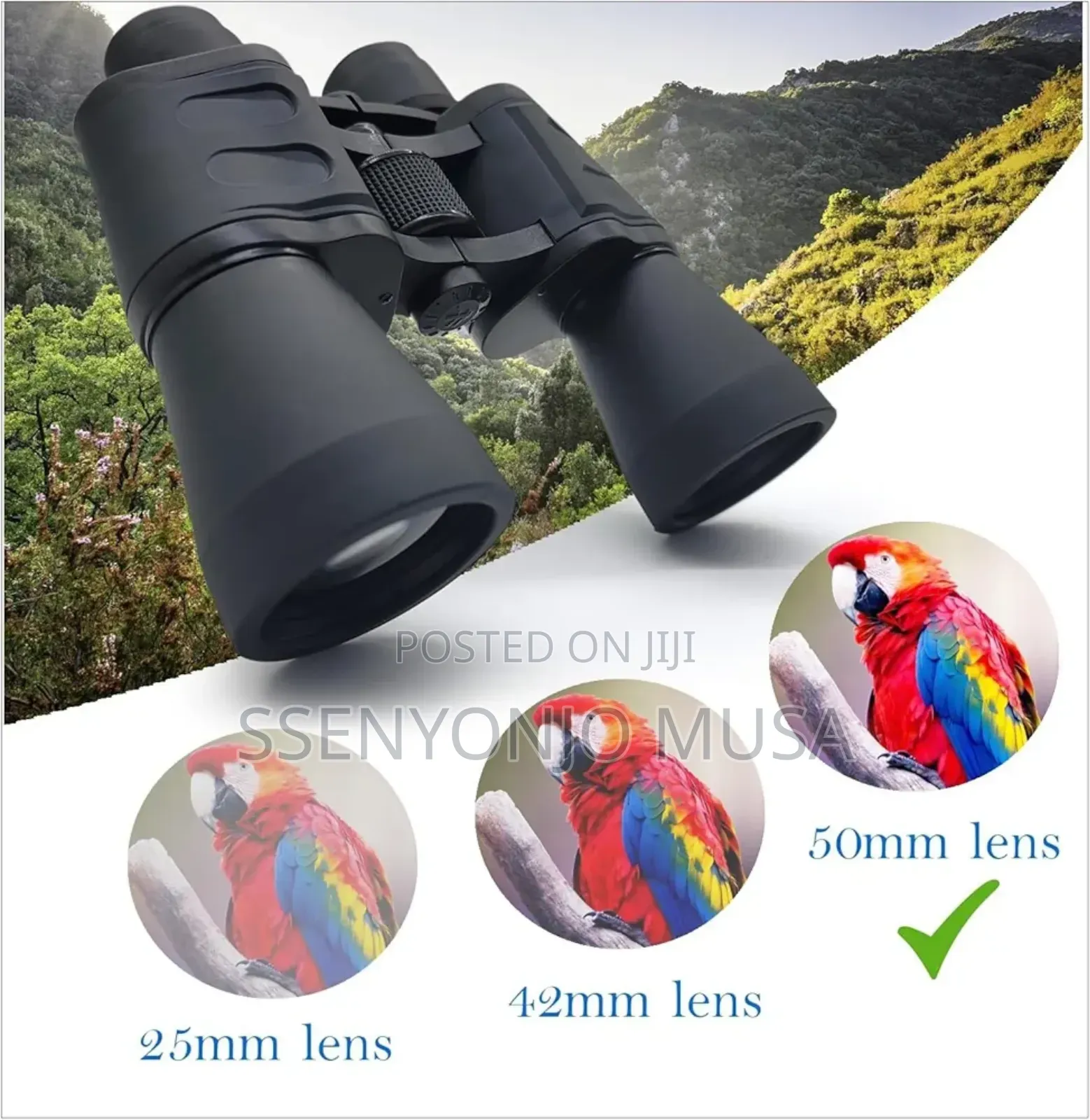 20x50 Hd Professional Binoculars – Bak4 Prism, Wide Angle, Waterproof
