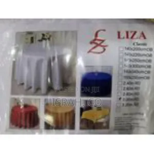 Liza Classic 100% Polyester Round Tablecloth - Multicolor
