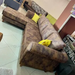 Brown Shed 6 Seater Sofa Bed