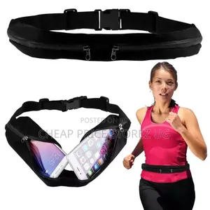 Dual Pocket Running Waist Belt Pack Pouch Bum Bag Sport - Keys