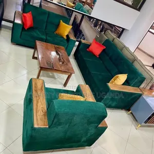 Forest Green 6 Seater Sofa Set