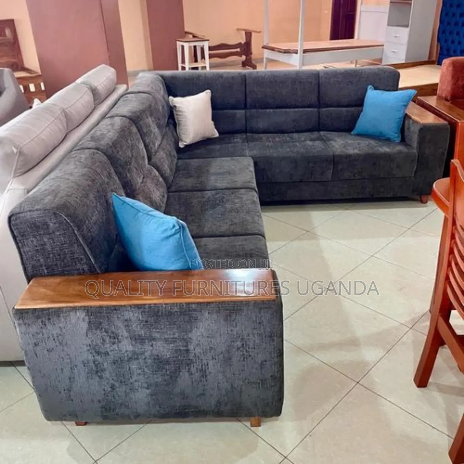 3+3 Gray Sofa Set