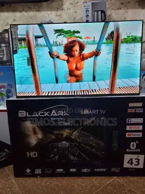 43" Black Ark Smart Tv- Wifi and Apps Ready
